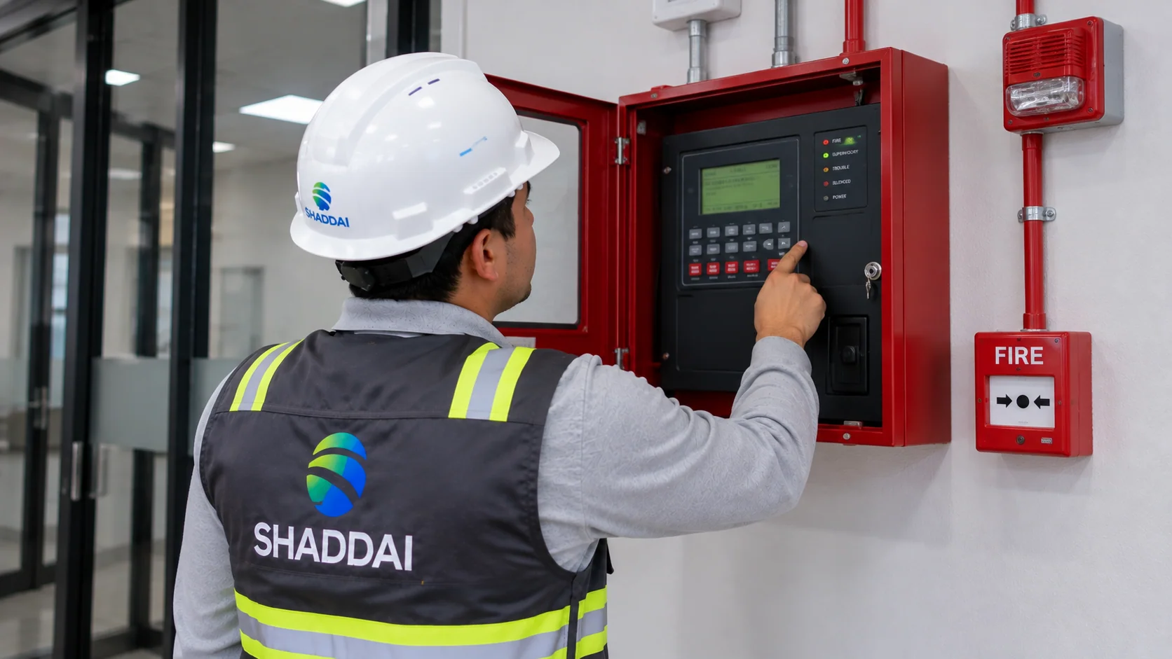 Inspección de central de alarma